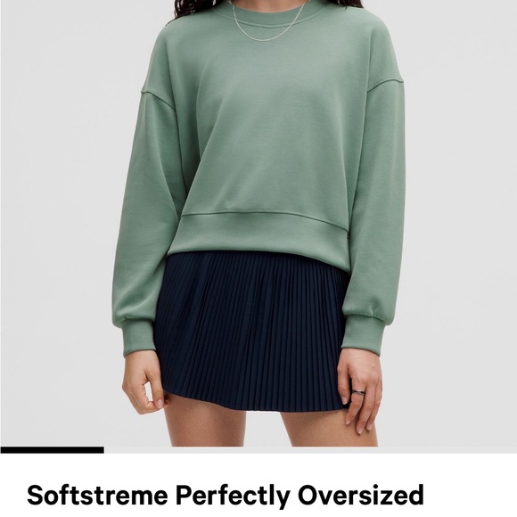 lululemon athletica Sweaters - Lululemon Softstreme Oversized Sweatshirt - Tidewater Teal
